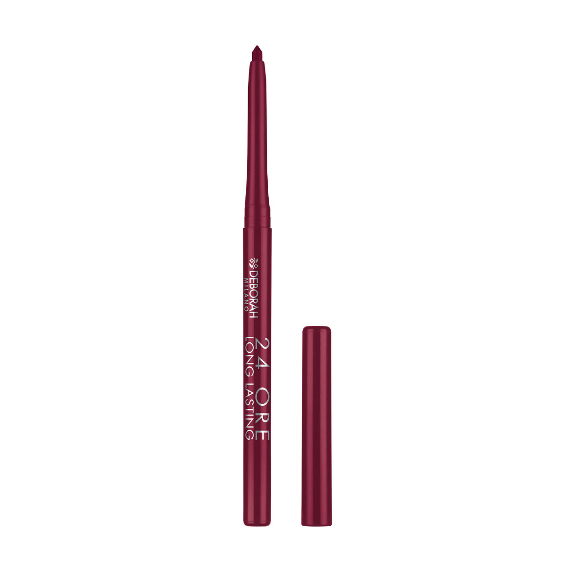 Олівець для губ Deborah 24 ORE Long Lasting Lip Pencil, 03 Violet Raisin, 0.4 г